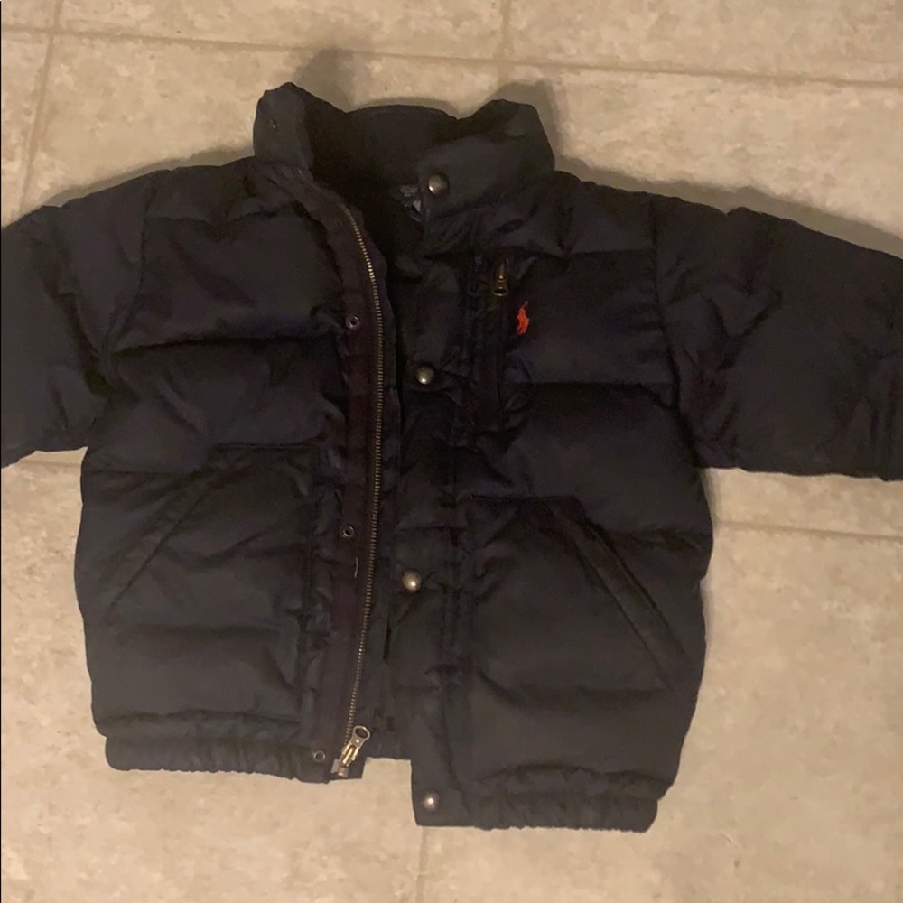Little boys Polo puffer coat